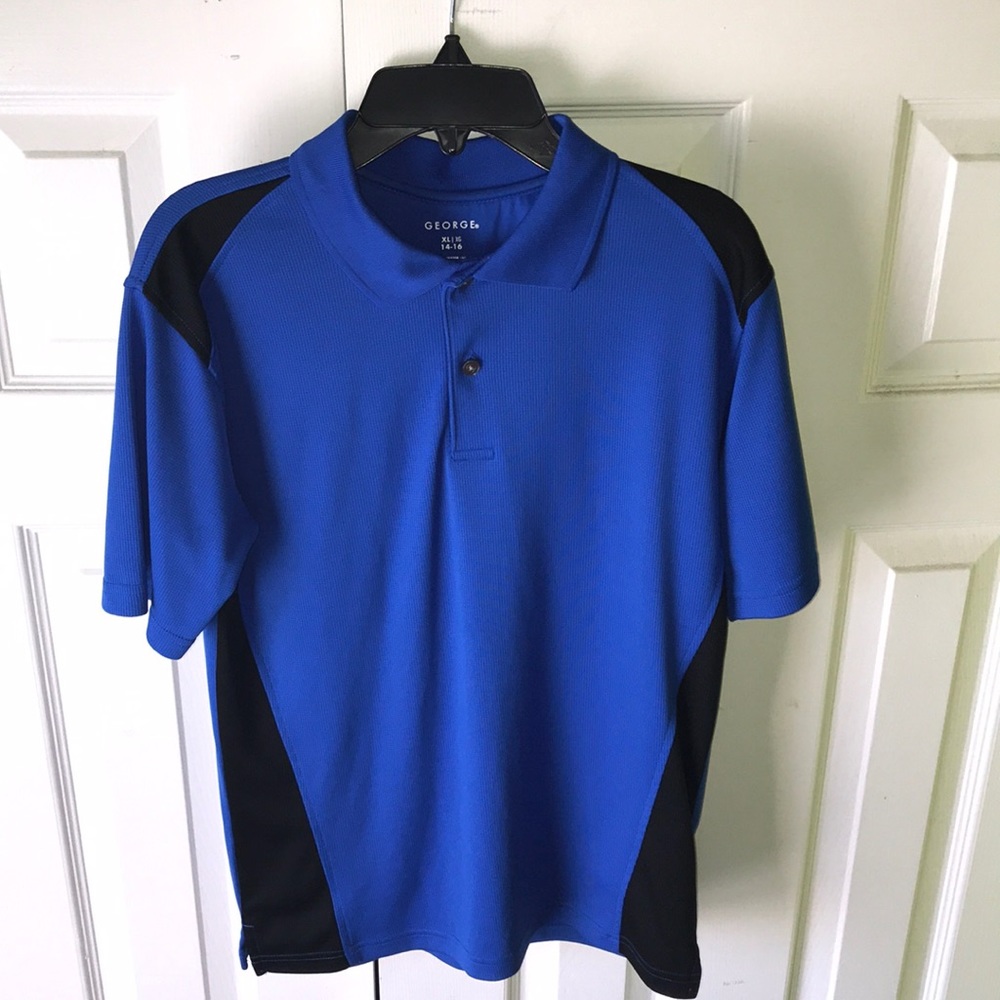 Blue and black George brand Polo Shirt